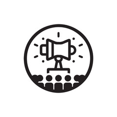 Set of video camera and video game icons with an internet button symbol, designed for web and technology concepts