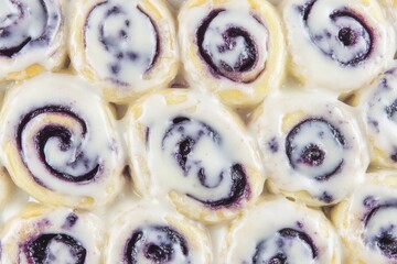 Blueberry Cream Cheese Swirls