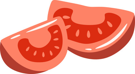 Tomato Slices Illustration