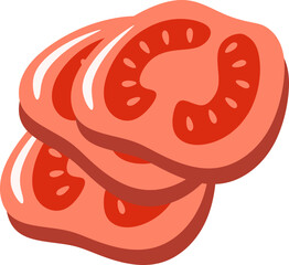 Tomato Slices Illustration
