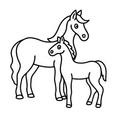 Fototapeta premium bold and easy coloring pages, simple coloring book, easy coloring pages for kids, bold line art, thick line coloring, toddler coloring pages, beginner coloring book, bold outline illustrations