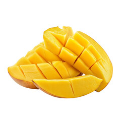  Dried mango cut into large slices isolated [Transparent Background PNG] 