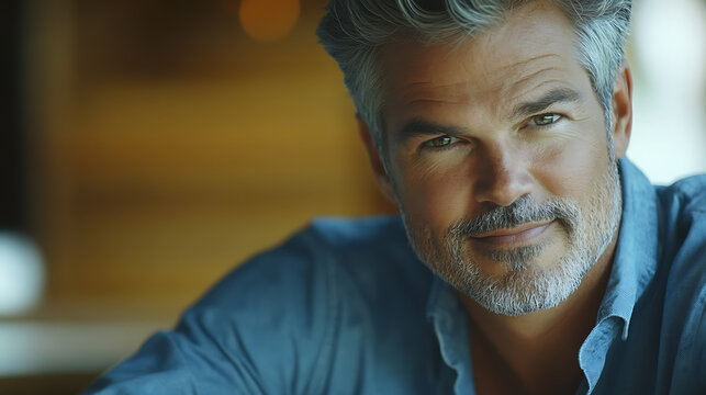 Carpenter cutting wood for custom furniture in a workshop. Featuring woodworking