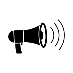 Megaphone Icon - Vector Illustration