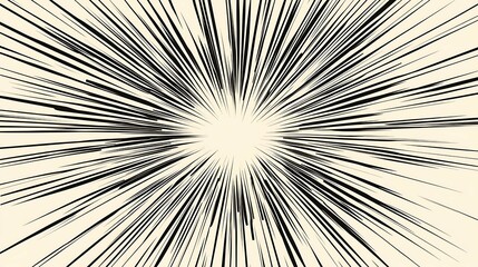 Obraz premium Abstract Radial Speed Lines Graphic suitable for marketing material