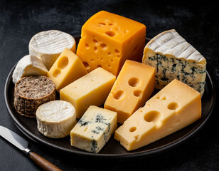 Cheese plate. AI generated.