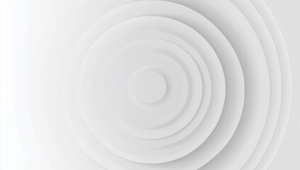 Abstract White Circular Patterns Creating a Serene and Minimalist Atmosphere
