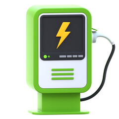 Car Charging Station for Earth Day - Electric Vehicle, EV Charging, Green Energy, Sustainable Transport, Eco-Friendly, Clean Power, Renewable Energy, Green Technology, Zero Emissions