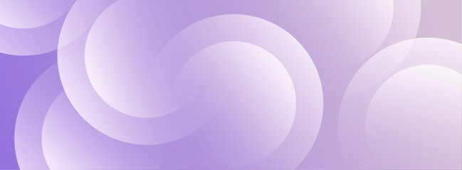 Obraz premium Minimalist banner background, purple gradations, simple design, circle effect style , memphis, colorful, soft modern, vector eps 10.