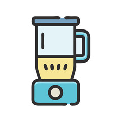 Fototapeta premium Blender Icon Representing Beverage Preparation or Mixing