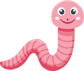 Fototapeta premium vector illustration of an worm