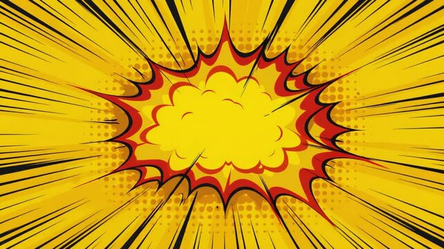 Pop Art Explosion Comic Style