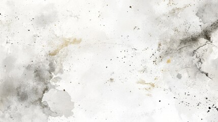 Obraz premium Abstract Watercolor Texture with Grey Black and Gold Splashes