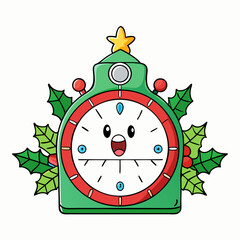Christmas Countdown Clock No Text Creative Design