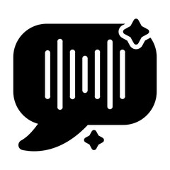 voice recognition Solid icon