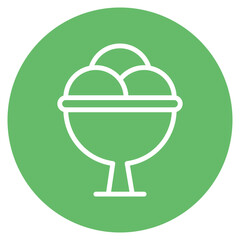 Icecream Bowl Icon