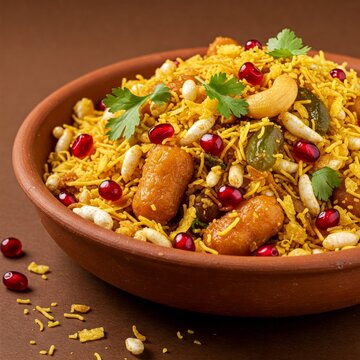 Khatta Mitha Namkeen. Indian special traditional namkeen food `KHATTA MITHA`