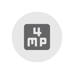 Obraz premium 4 Megapixel Icon