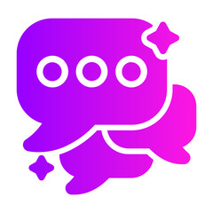 conversation Gradient icon