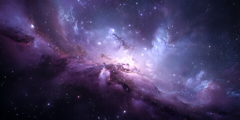 A Surreal Galaxy with Swirling Shades of Purple, Blue, and Black for Space, Fantasy, and Surreal Projects