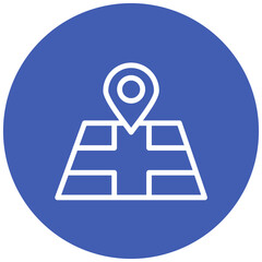 Dubai Map Icon