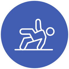 Half Moon Pose Icon