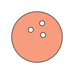 bowling ball vector illustration