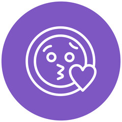 Kissing Face Icon