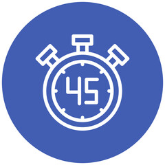 Obraz premium 45 Minutes Icon