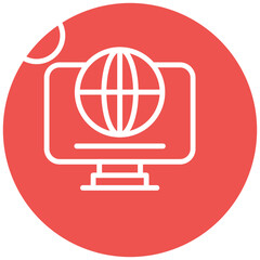 Online Geography Icon