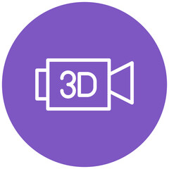3d Camera Icon