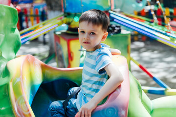 Boy Rides Attractions, Swings, Carousels