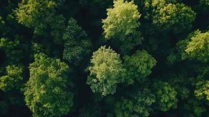 Naklejka premium Nature's abundance in green