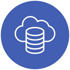 Cloud Storage Vector Icon