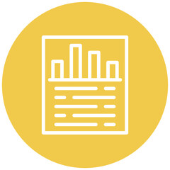 Online Statistics Vector Icon