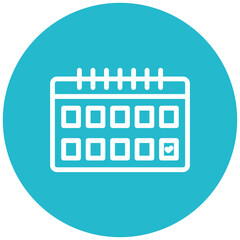 Scheduled Event Vector Icon