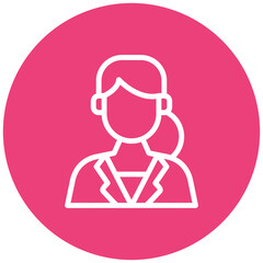 Data Scientist Female Icon