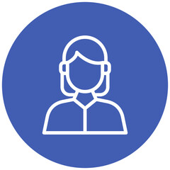 Hr Specialist Female Icon