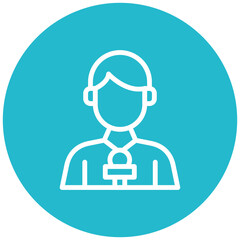 Journalist Male Icon