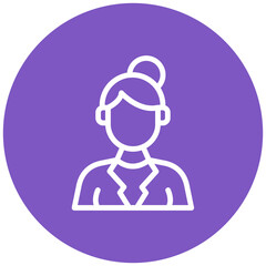 Manager Female Icon