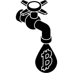 Bitcoin Faucet Icon