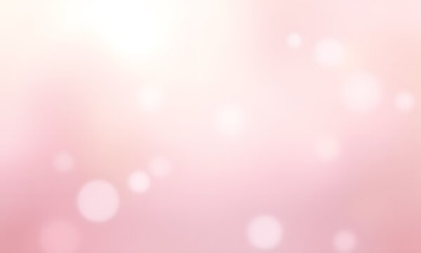 Blurred background with pink light and bokeh effect.