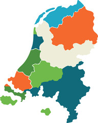 Netherlands map