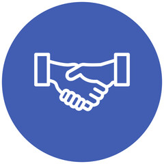 Deceptive Handshake Icon