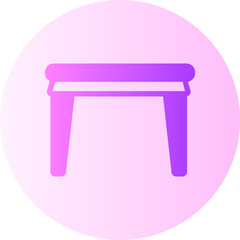 Table  gradient icon