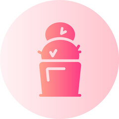 Cactus  gradient icon