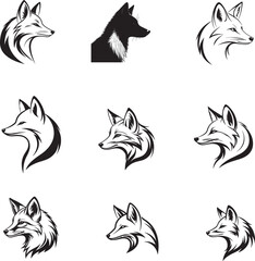 Fox throat vector file 