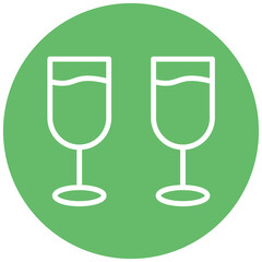 Drink Glasses Icon