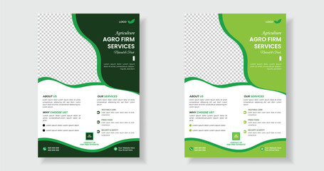 Agriculture Flyer Design Template