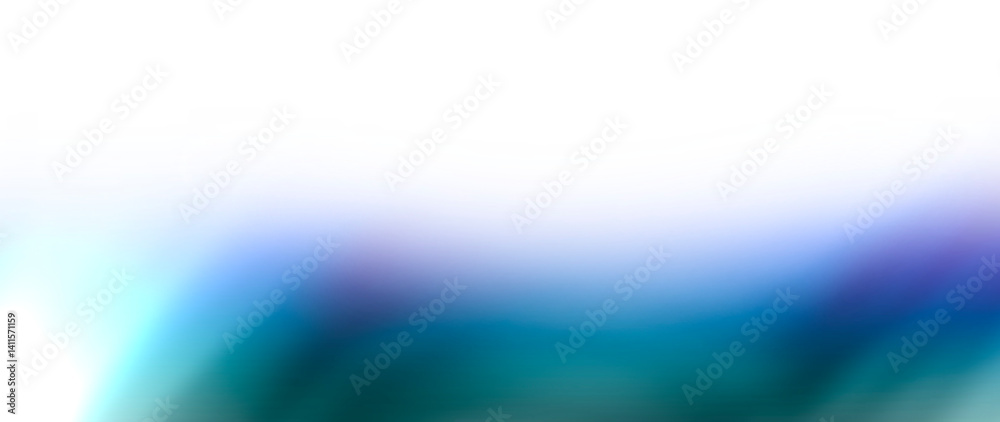 Poster Soft dark gradient with teal and blue glow. Abstract background with soft noise on transparent backgorund